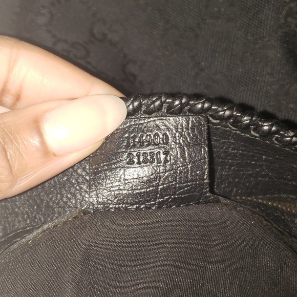 Black Gucci Guccissima Horsebit handbag - Picture 4 of 7